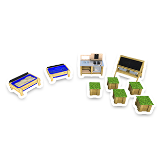 Sticker graphic representing Nursery Starter Pack